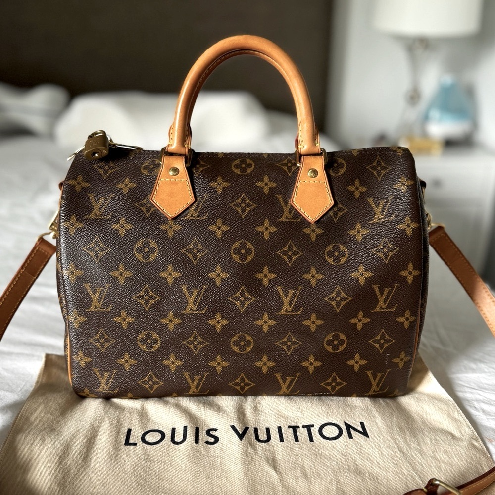 💯LOUIS VUITTON MONOGRAM SPEEDY BANDOULIERE